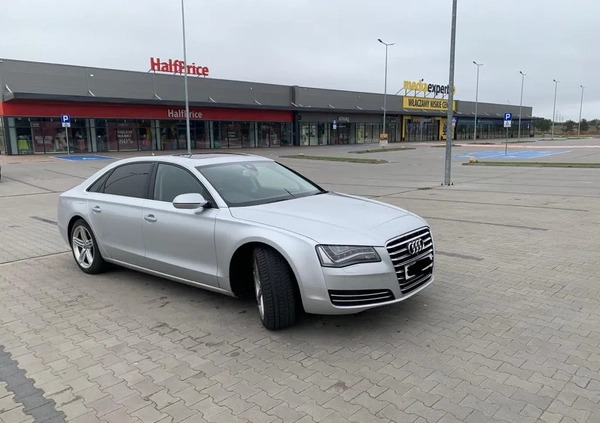 Audi A8 cena 41900 przebieg: 194212, rok produkcji 2013 z Suwałki małe 79